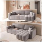 ❄️️Nieuw! Slaapbank Lumi Universeel L/R Afhalen & Bezorging, Huis en Inrichting, Ophalen of Verzenden, Nieuw, Grijs, Overige maten