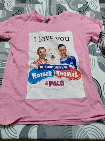 Rutger en Thomas & Paco T-shirt bijna gratis  beschikbaar voor biedingen