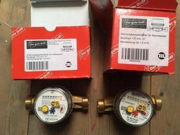 646. Watermeters tussenmeter voor koud en warm water beschikbaar voor biedingen