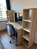 Complete bureau set inclusief stoel en kasten, Huis en Inrichting, Ophalen, Zo goed als nieuw, Bureau