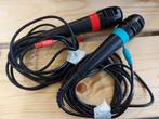 2 Singstar microfoons. In topstaat, Ophalen of Verzenden, Zo goed als nieuw, Microfoon