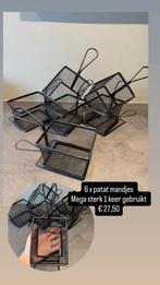 6x Patat Mandjes - Zo goed als nieuw!, Ophalen of Verzenden