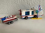 Lego 6351 Camper met aanhanger, bootje en surfplank, Ophalen of Verzenden, Zo goed als nieuw, Complete set, Lego