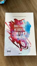 Kwalitatieve methoden en technieken in de criminologie, Ophalen of Verzenden, Zo goed als nieuw, Damian Zaitch; Tom Decorte