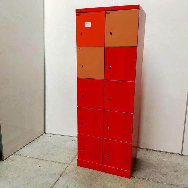 10-deurs LoQit lockerkast - 195x70x50 cm, Huis en Inrichting, Kasten | Lockerkasten, Gebruikt