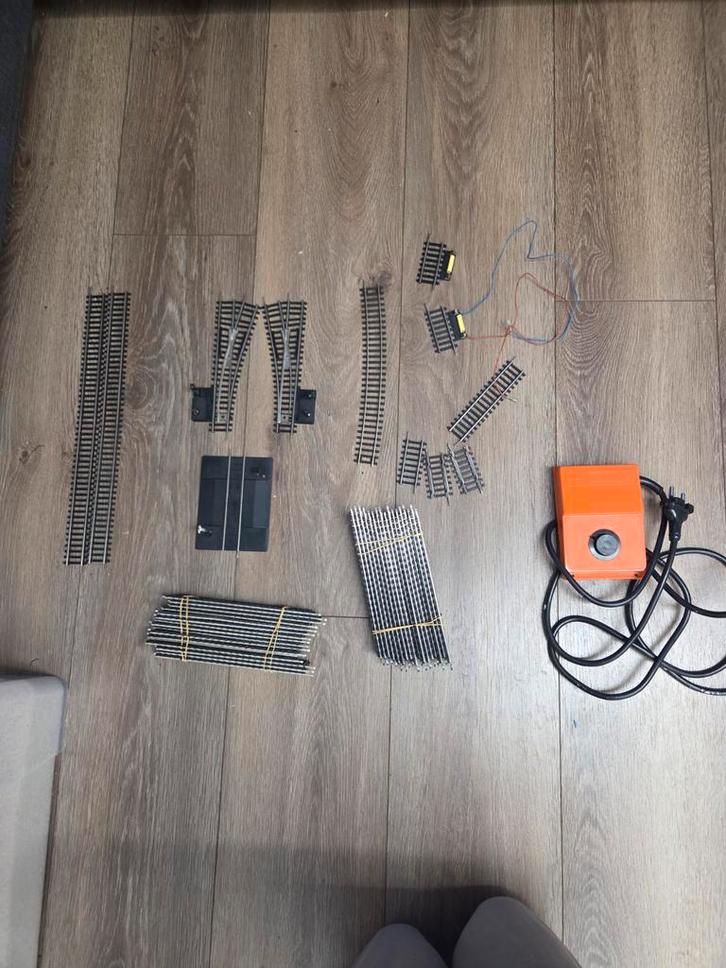 Piko Junior Rails Set met Transformator en Wissels, Hobby en Vrije tijd, Modeltreinen | H0, Gebruikt, Rails, Gelijkstroom, Piko