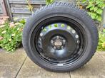 Stalen velg met band 205/55R/16 reservewiel, Ophalen