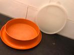 Tupperware retro vintage oranje bord peuterbord peuterbordje, Huis en Inrichting, Keuken | Tupperware, Oranje, Overige typen, Gebruikt
