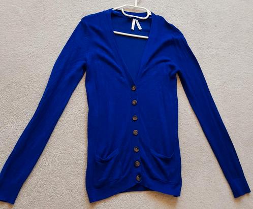 Vest kobalt blauw met knopen en zakjes maat 36 maat s vesten, Kleding | Dames, Truien en Vesten, Zo goed als nieuw, Maat 36 (S)
