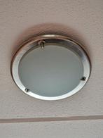 3x Plafondlamp met glazen kap, Ophalen of Verzenden, Gebruikt, Glas, Modern