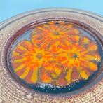 Groot Retro Keramiek 1970’s Wandbord Grünstadt, Antiek en Kunst, Ophalen of Verzenden