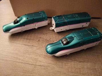 Takara Shinkalion Transformers - 3 stuks- rood geel groen beschikbaar voor biedingen