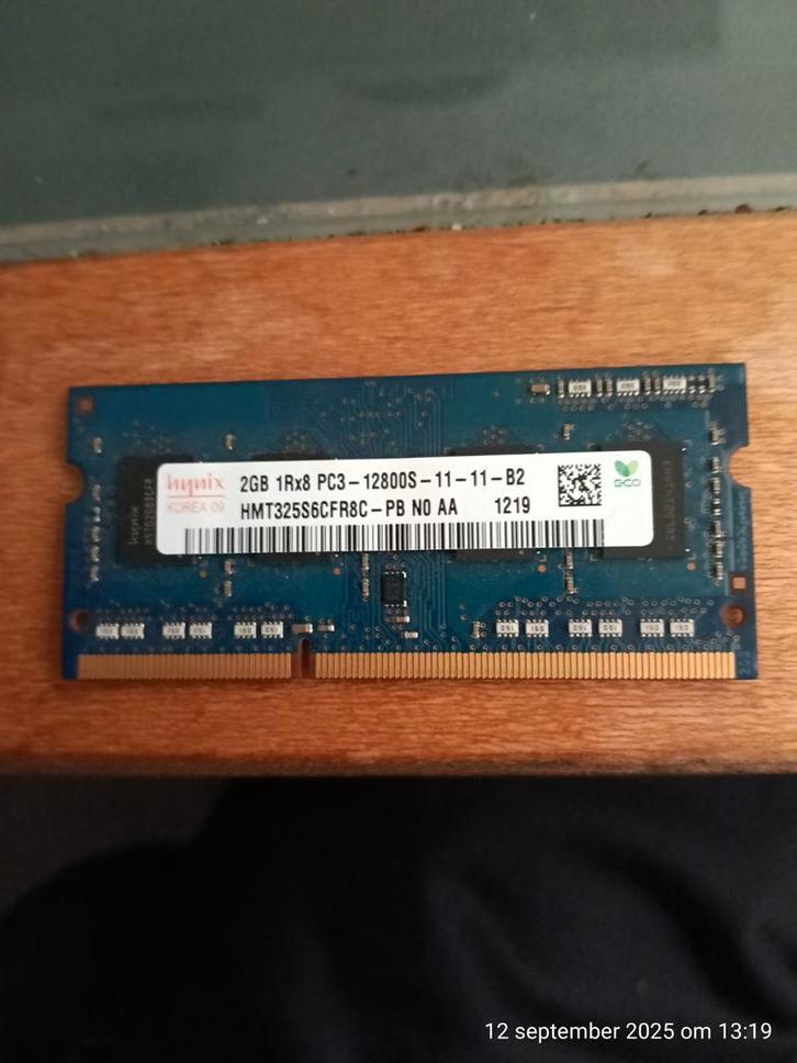 Voor een laptop, Computers en Software, RAM geheugen, Gebruikt, Laptop, DDR3, Ophalen