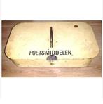 Antiek Blik Poetsmiddelen Vintage Trommel Retro Nostalgisch, Gebruikt, Ophalen of Verzenden