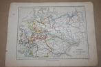 Antieke kaart - Noord-Duitsland - Circa 1860 !!, Boeken, Atlassen en Landkaarten, Nederland, Gelezen, Ophalen of Verzenden, 1800 tot 2000