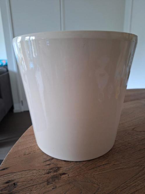 PLANTENPOT GEGLAZUURD VAN BINNEN EN BUITEN, Huis en Inrichting, Overige Huis en Inrichting, Zo goed als nieuw, Ophalen