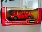 Bburago Ferrari 250 Le Mans (1965), Hobby en Vrije tijd, Modelauto's | 1:24, Ophalen of Verzenden, Zo goed als nieuw, Auto, Bburago