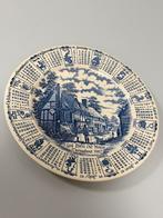 1987 Kalenderbord God Bless Our House Blauw-Wit UK Ironstone, Antiek en Kunst, Antiek | Servies los, Ophalen of Verzenden