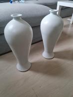 Set van 2 vazen, Huis en Inrichting, Woonaccessoires | Vazen, Ophalen, Overige kleuren, Minder dan 50 cm, Glas