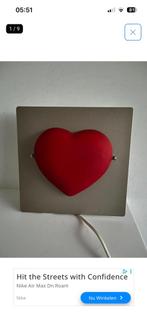 IKEA WANDLAMP. —  HEART. —. VALENTIJN.  —. 1990., Huis en Inrichting, Lampen | Wandlampen, Ophalen of Verzenden, Zo goed als nieuw