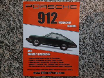 PORSCHE 912 WORKSHOP MANUAL AND OWNERS REPAIR HANDBOOK. beschikbaar voor biedingen