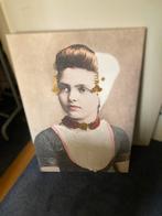 Hollandse Sier Portret Zeeland Walcheren h 91cm,b60cm, Antiek en Kunst, Ophalen