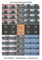 Stadspost Scouting Kerstpost 2014 vel pf, Postzegels en Munten, Postzegels | Nederland, Ophalen of Verzenden, Na 1940, Postfris
