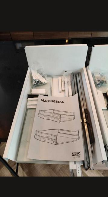 3x IKEA Maximera lades hoog + glas 40*60 - afbeelding 1