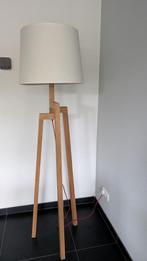 Staande lamp, Huis en Inrichting, Lampen | Vloerlampen, Ophalen, Gebruikt, Hout, 150 tot 200 cm