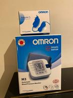 Omron M3 Bloeddrukmeter + Adapter, Ophalen of Verzenden, Zo goed als nieuw, Overige typen