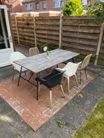 Tuinset 7-delig, intratuin 2024, Tuin en Terras, Ophalen, Gebruikt, Eettafel, 6 zitplaatsen