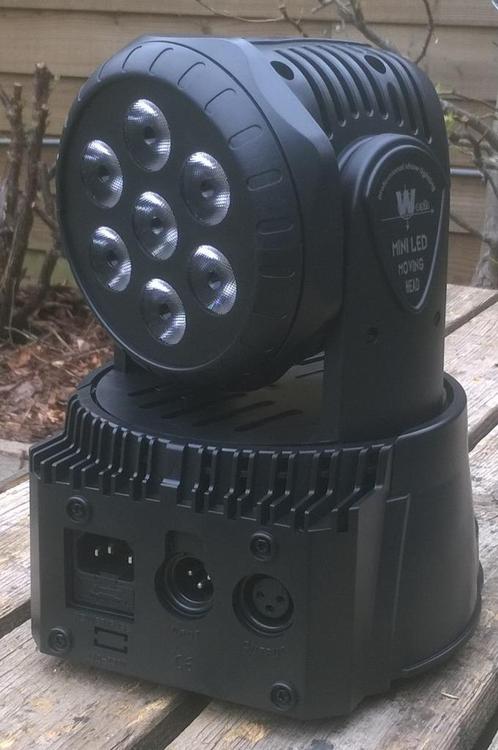 Moving-head MHC-706 RGBW, Muziek en Instrumenten, Licht en Laser, Zo goed als nieuw, Licht, Geluidgestuurd, Kleur, Stroboscoopeffect