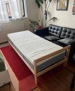 Mattrass + Memory Foam Pad IKEA 90x200, Zo goed als nieuw, Ophalen