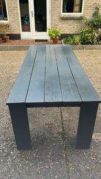 Steiger houten tuin tafel, Ophalen, Gebruikt, Rechthoekig, Hout
