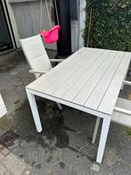 Tuintafel met stoelen, Tuin en Terras, Ophalen, 4 zitplaatsen, Gebruikt, Eettafel