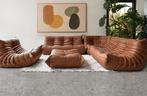 Sofa set in cognac leder van Ligne Roset - Togo, Ophalen, Zo goed als nieuw, 75 tot 100 cm, Leer