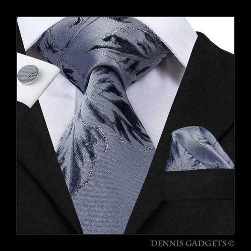 Dennis Gadgets: 100 % zijden stropdas ( 3 delig !! ) DG 3060, Kleding | Heren, Stropdassen, Nieuw, Met patroon, Grijs, Ophalen of Verzenden