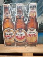 blikken reclame bord flessen amstel export, Ophalen, Nieuw, Reclamebord