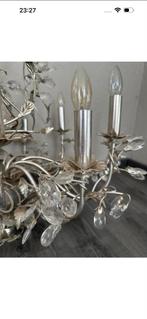 Zeldzame zilveren kroonluchter met kristallen - museumstuk!, Ophalen of Verzenden, Gebruikt, Metaal