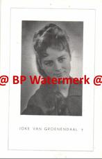 Groenendaal van Joke 1944 Venlo 1960 (foto) -21349, Bidprentje, Ophalen of Verzenden