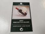 WIJNFLES HOUDER ZILVER, Huis en Inrichting, Woonaccessoires | Wijnrekken, Nieuw, Ophalen of Verzenden, Minder dan 5 flessen, Metaal