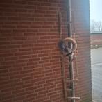 Houten HOME Wandhanger - Vergrijsd & Handgemaakt, Ophalen of Verzenden