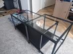 IKEA table, Ophalen of Verzenden, Gebruikt, Rechthoekig, Glas