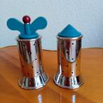 Alessi Peper en zout stel, inox 18/10, design, Italy, Ophalen of Verzenden, Gebruikt