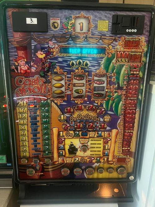 Cash ahoi. Löwen: Met fout melding. Duitse wandkast., Verzamelen, Automaten | Gokkasten en Fruitautomaten, Zo goed als nieuw, Ophalen