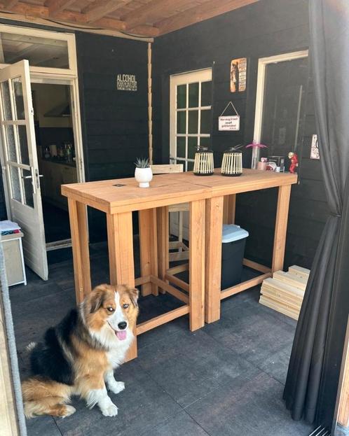 Steigerhouten / douglas sta tafel hoge eettafel hangtafel, Huis en Inrichting, Woonaccessoires | Overige, Ophalen of Verzenden