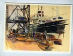 scheepvaart-foto#kaart-80, Verzamelen, Ophalen of Verzenden, Zo goed als nieuw, Motorboot, Boek of Tijdschrift