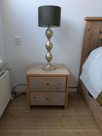 Nachtkastjes van Steigerhout ik heb er twee, Ophalen, Zo goed als nieuw, 45 tot 65 cm, Minder dan 55 cm
