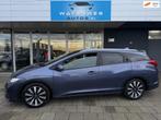 Honda Civic Tourer 1.8 Lifestyle AUTOMAAT|CAMERA|TREKHAAK, Auto's, Honda, Euro 5, 15 km/l, Gebruikt, Zwart