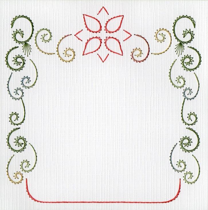 geborduurde oplegkaart nr 86, Hobby en Vrije tijd, Kaarten | Zelf maken, Nieuw, Blanco kaart of Basiskaart, Overige thema's, Ophalen of Verzenden